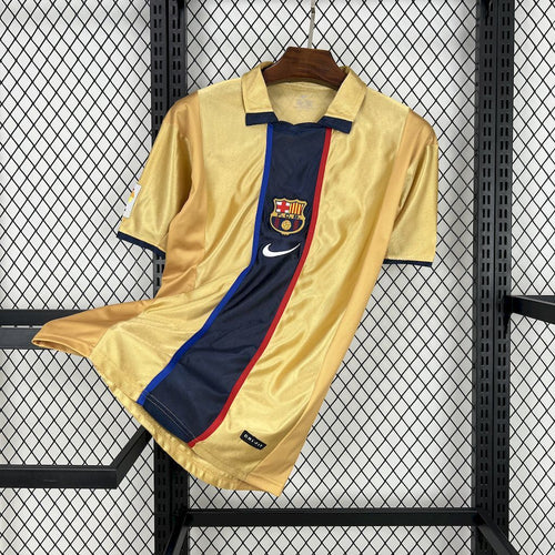 Barcelona 200102 Away Retro Jersey - Fronte