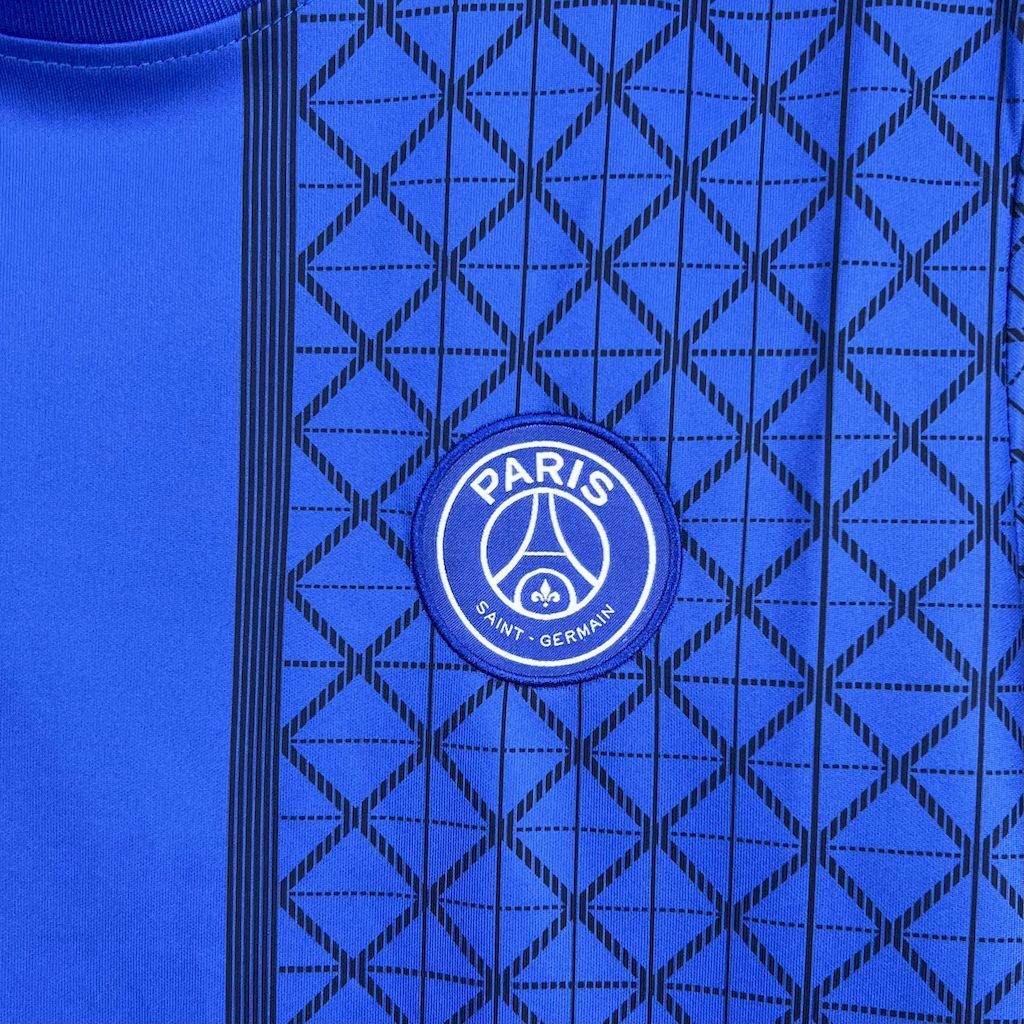 Paris Saint-Germain 202526 Pre-match Training Blue Jersey - Retro