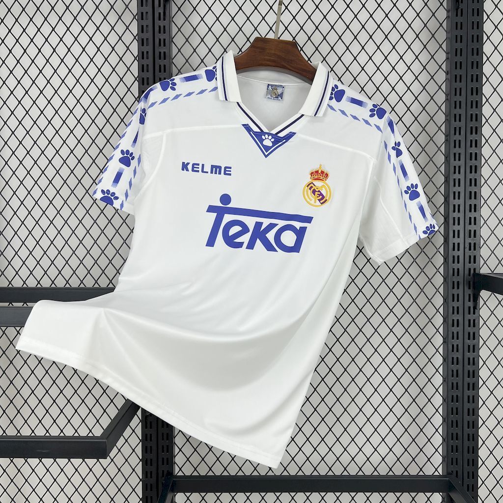 Real Madrid 199697 Home Retro Jersey