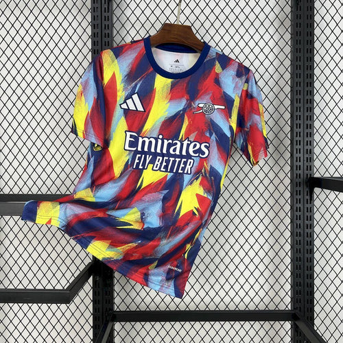 Arsenal 202526 Colorful Pre-match Training Jersey - Fronte