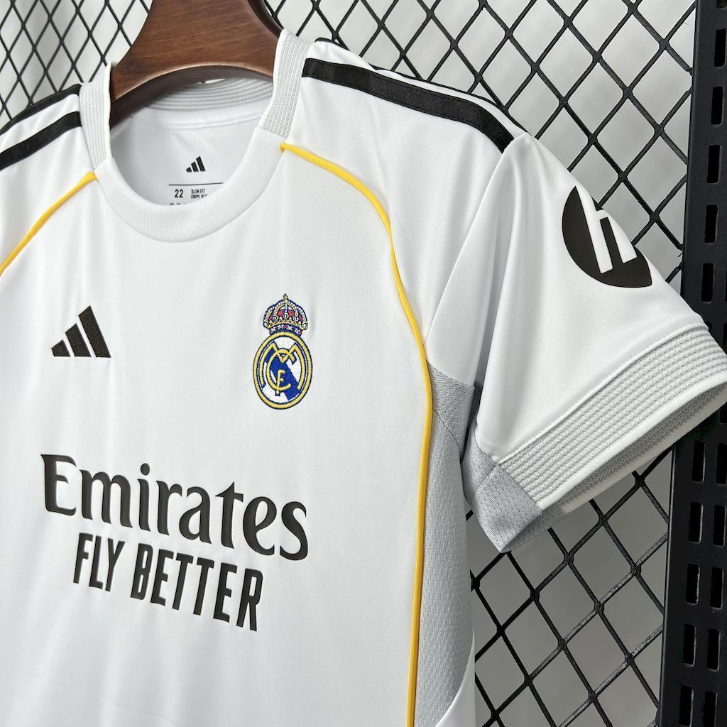 Real Madrid 202526 Home Kids Kit