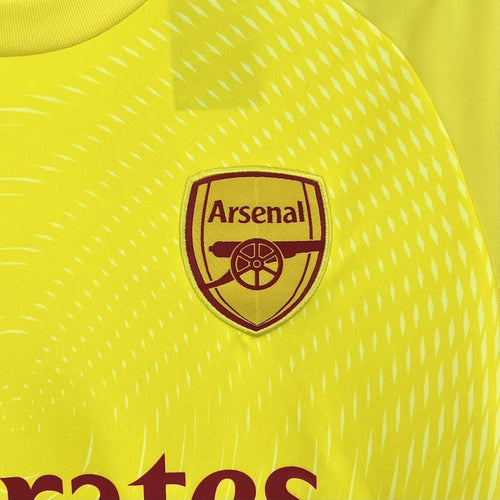 Arsenal 202526 Yellow Goalkeeper Jersey - Retro