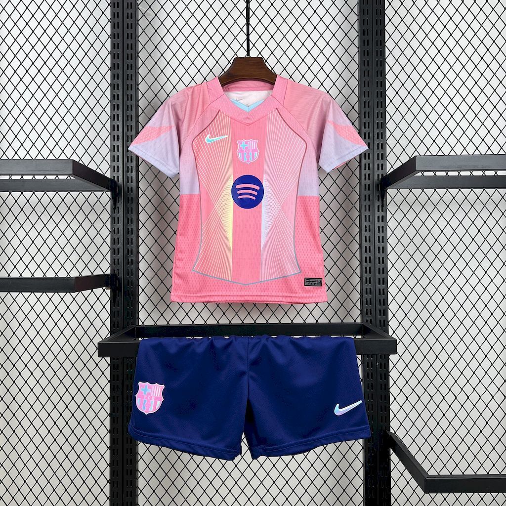 Barcelona 202526 Pink Special Edition Kids Kit