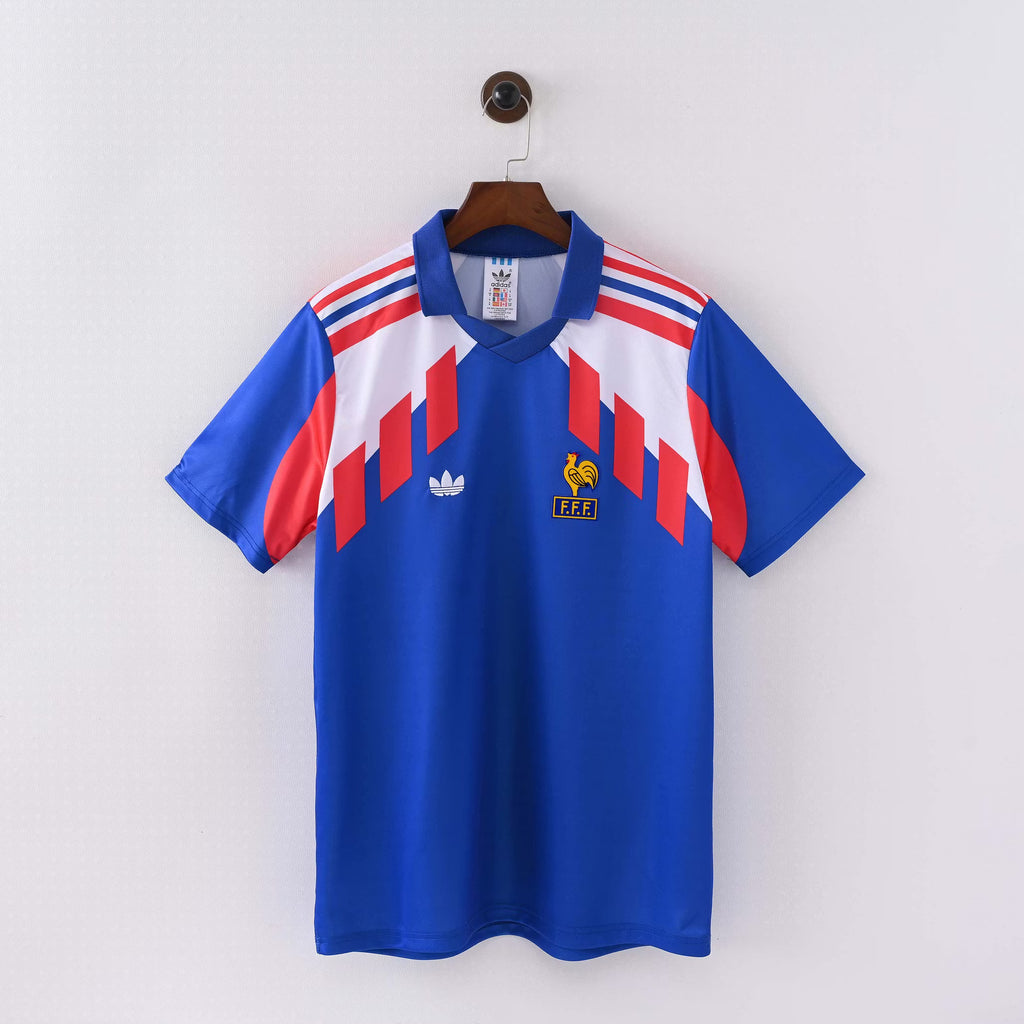France 1990 World Cup Home Jersey - Fronte