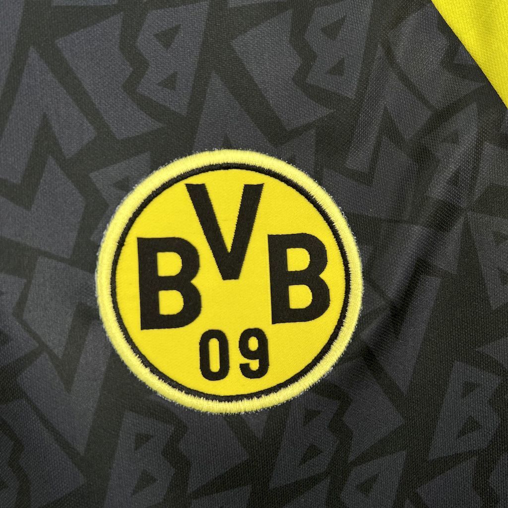Borussia Dortmund 199596 Away Long Sleeves Retro Jersey