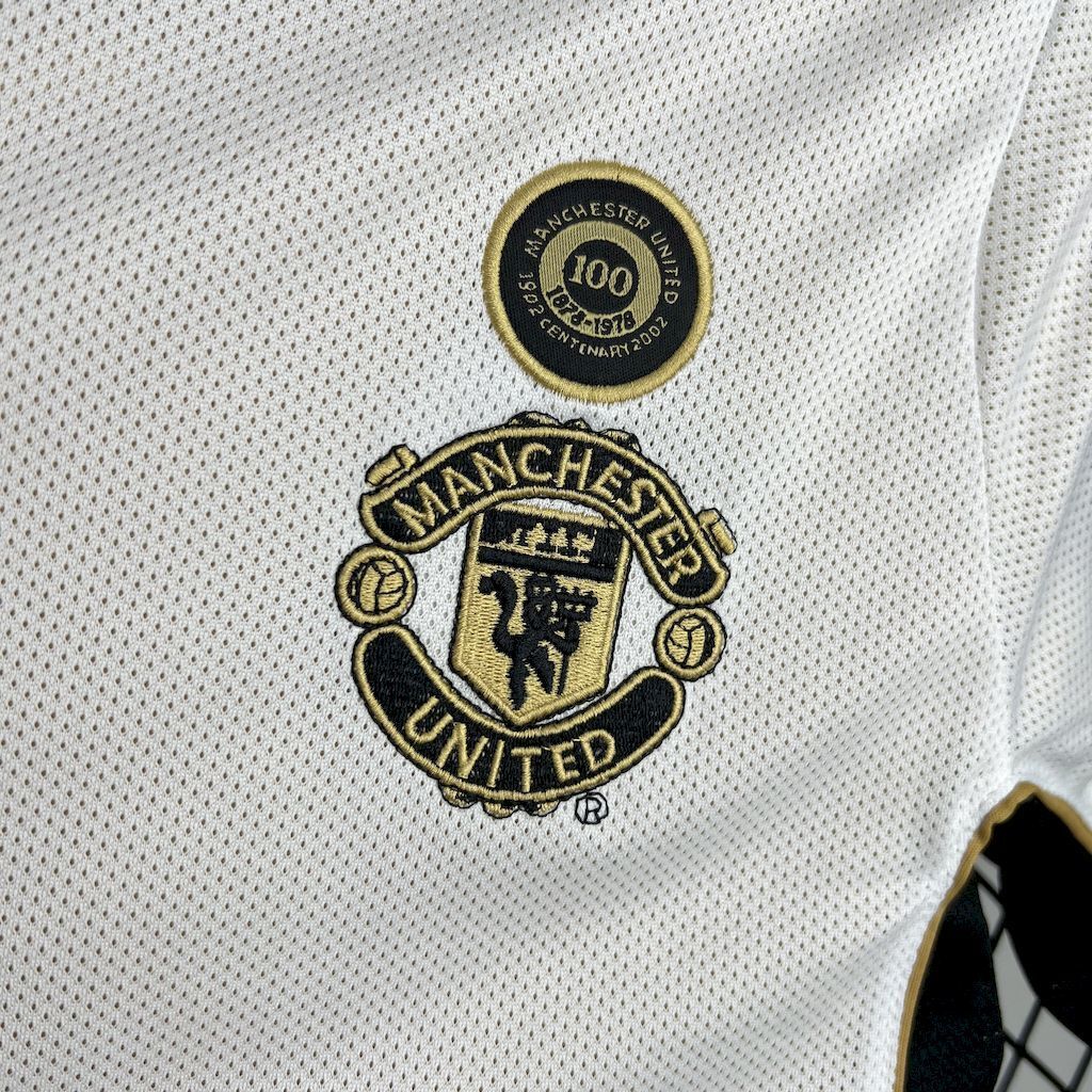 Manchester United 200102 Centenary Reversible Away And Third Retro Jersey