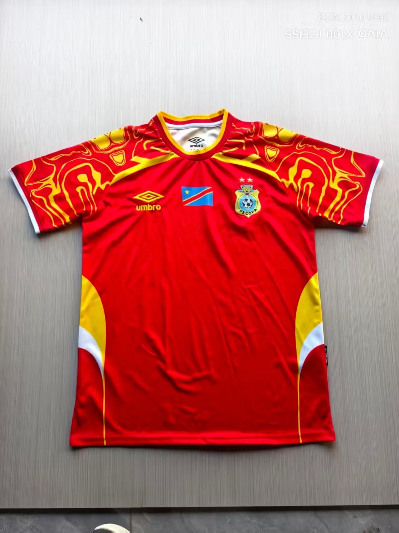 DR Congo 2026 World Cup Third Jersey - Fronte