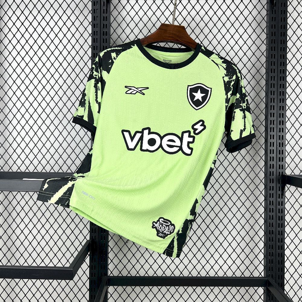 Men’s Botafogo 202526 Pre-match training Light green Jersey