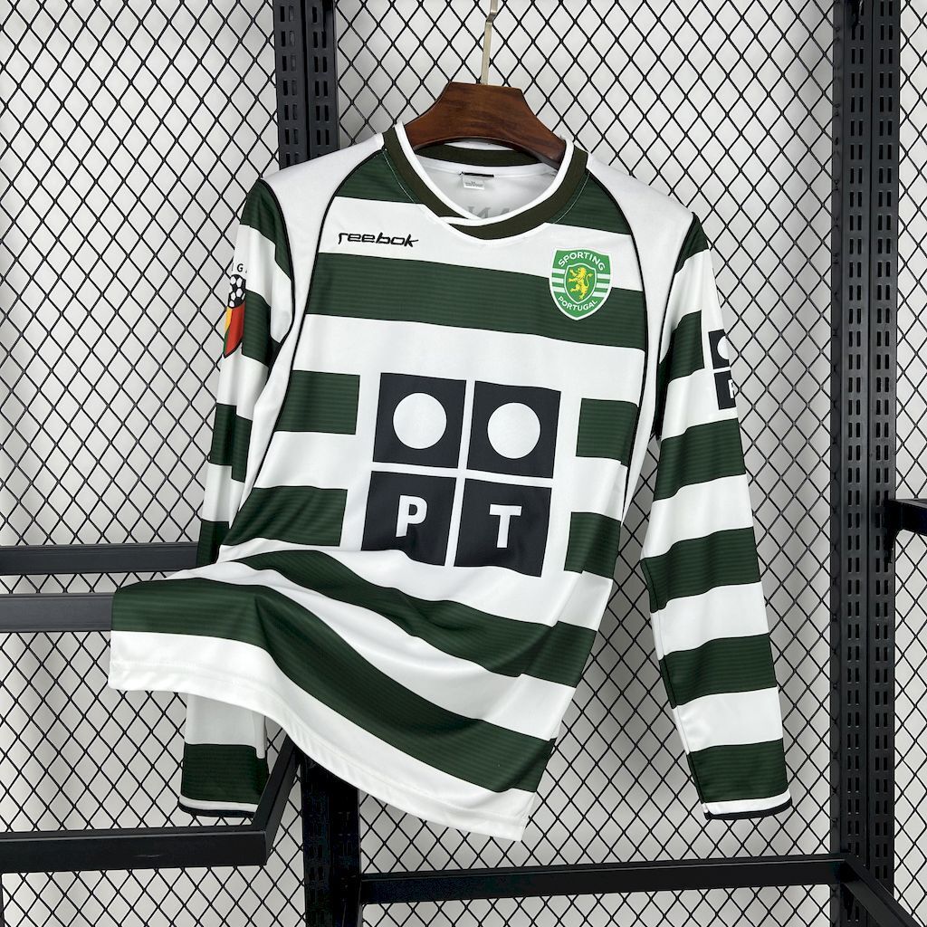 Sporting CP 200103 Home Long Sleeves Retro Jersey