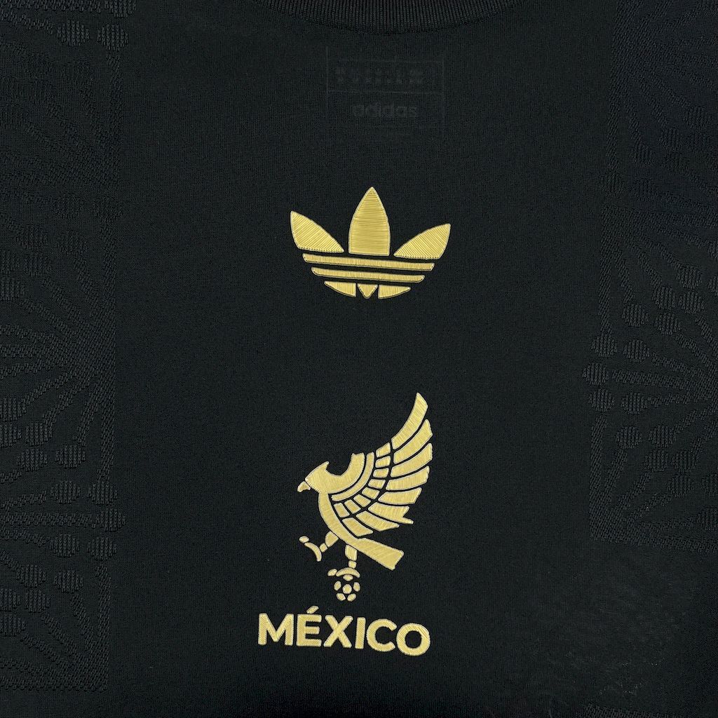 Mexico 202526 Gold- Black Jersey