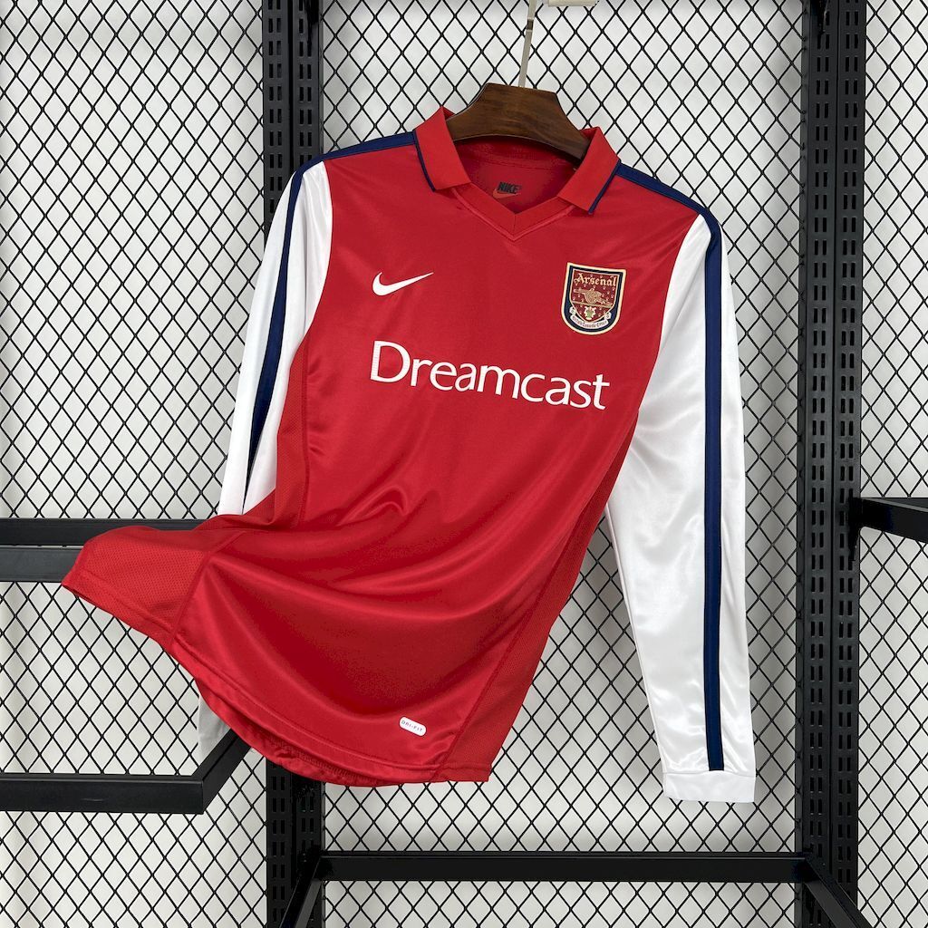 Arsenal 200001 Home Long Sleeves Retro Jersey