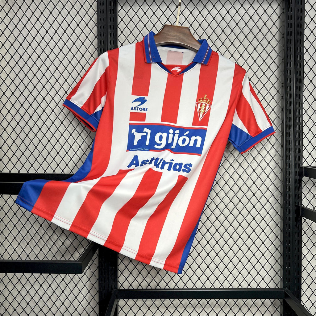 Sporting de Gijon 200102 Home Retro Jersey