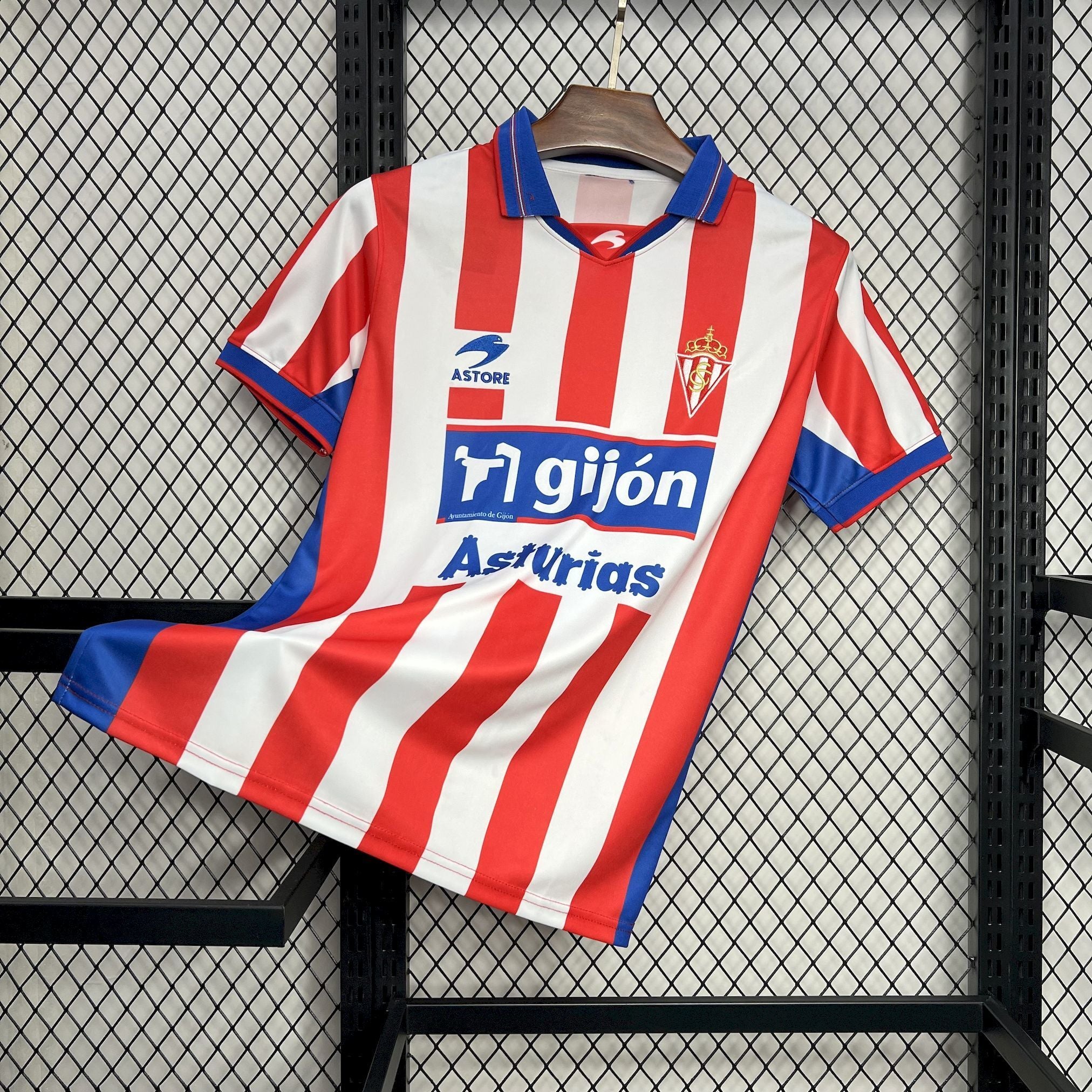 Sporting de Gijon 200102 Home Retro Jersey